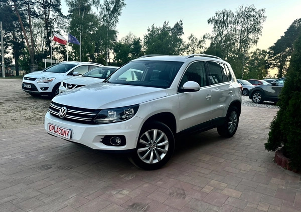 Volkswagen Tiguan cena 42400 przebieg: 172555, rok produkcji 2012 z Ostrołęka małe 154